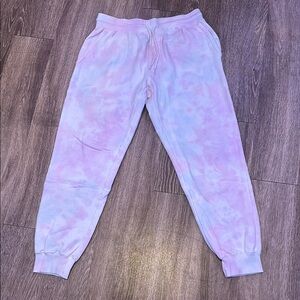 Pink Tie-Dye Joggers